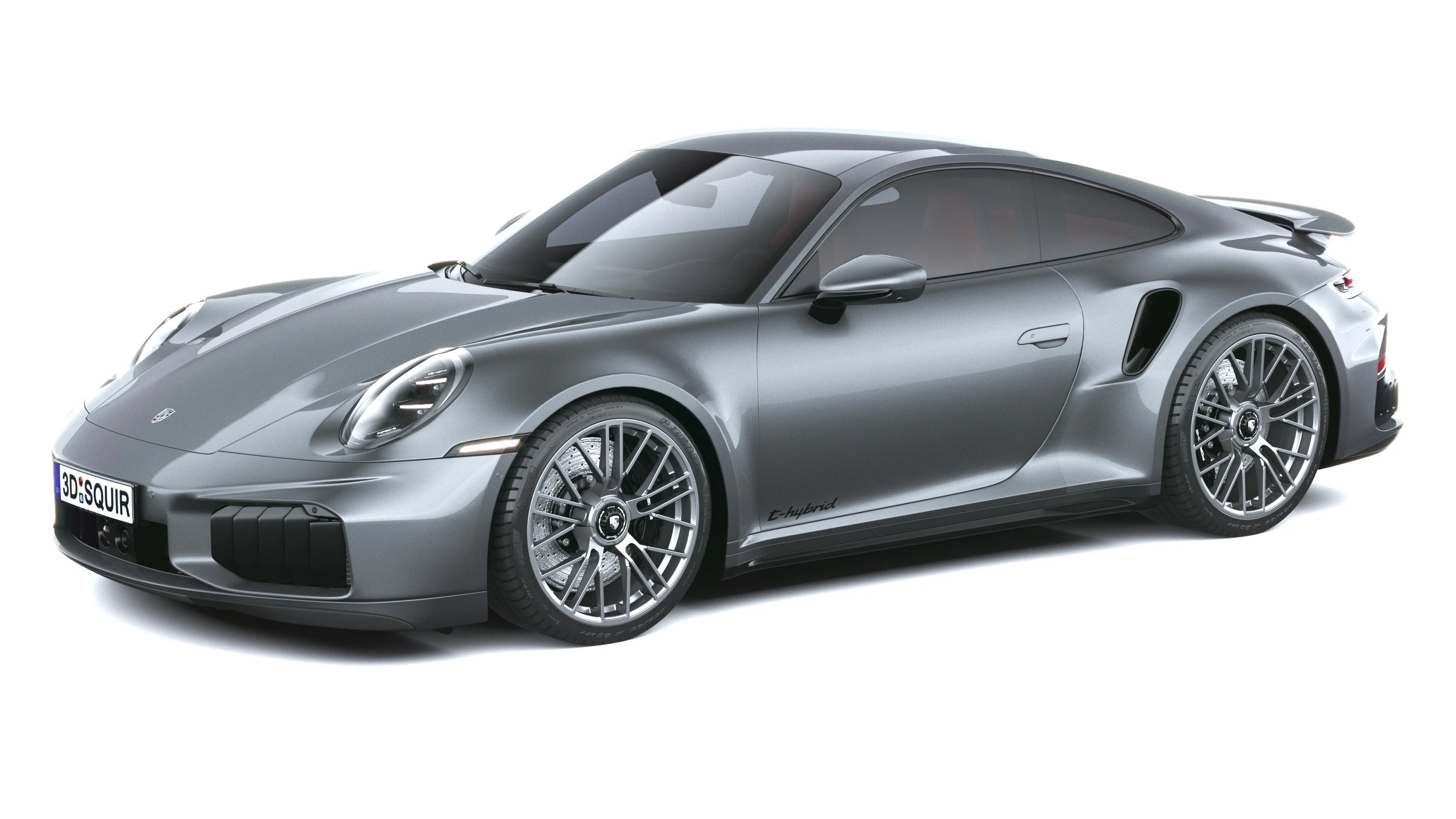 Porsche 911 Turbo S Coup&eacute; 2026 Modello 3D .c4d .max .obj .3ds .fbx .stl .blend 