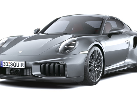 Porsche 911 Turbo S Coupe 2026 Modèle 3D