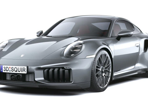 Porsche 911 Turbo S Coup&eacute; 2026 Modello 3D