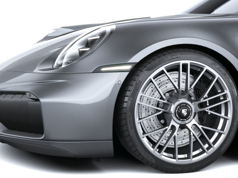 Porsche 911 Turbo S Coupe 2026 Modèle 3D