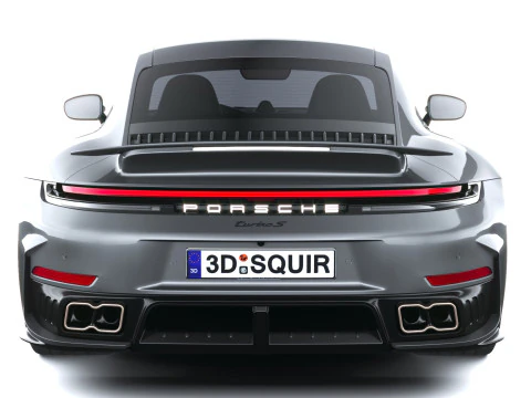 Porsche 911 Turbo S Coup&eacute; 2026 Modello 3D