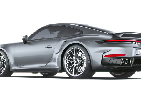 Porsche 911 Turbo S Coupe 2026 Modèle 3D