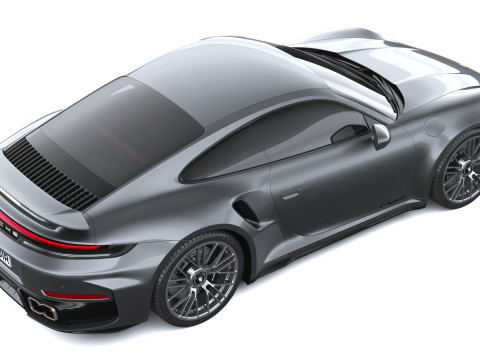 Porsche 911 Turbo S Coupe 2026 Modèle 3D
