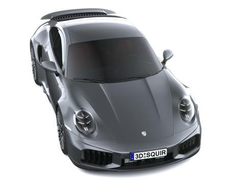 Porsche 911 Turbo S Coupe 2026 Modèle 3D
