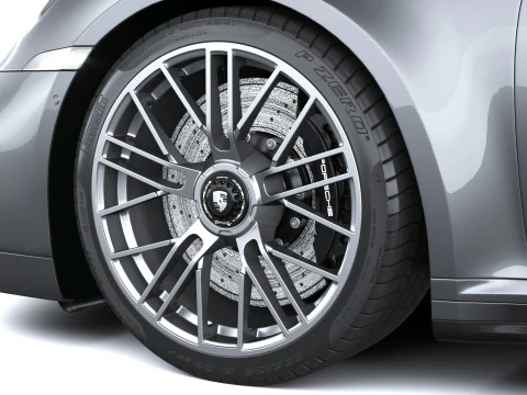 Porsche 911 Turbo S Coup&eacute; 2026 Modello 3D