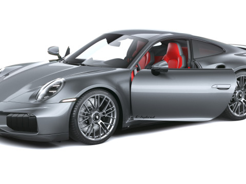 Porsche 911 Turbo S Coupe 2026 Modèle 3D