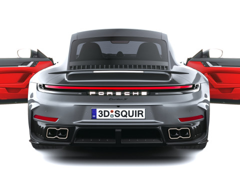 Porsche 911 Turbo S Coupe 2026 Modèle 3D