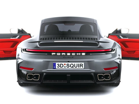 Porsche 911 Turbo S Coup&eacute; 2026 Modello 3D