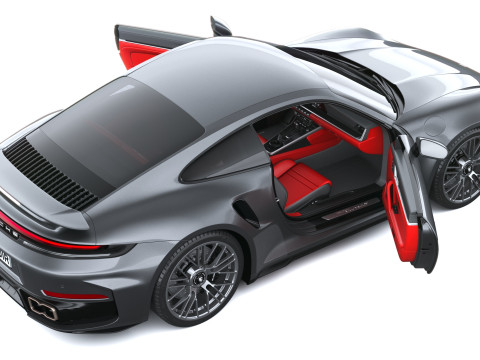 Porsche 911 Turbo S Coupe 2026 Modèle 3D
