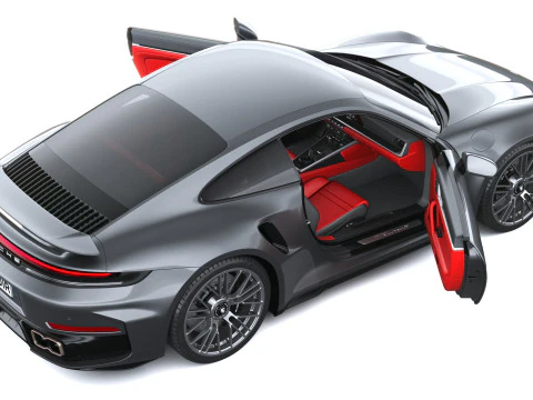 Porsche 911 Turbo S Coup&eacute; 2026 Modello 3D