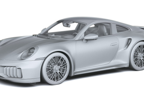 Porsche 911 Turbo S Coupe 2026 Modèle 3D