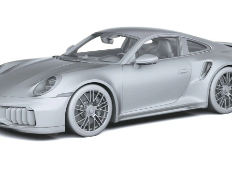 Porsche 911 Turbo S Coup&eacute; 2026 Modello 3D