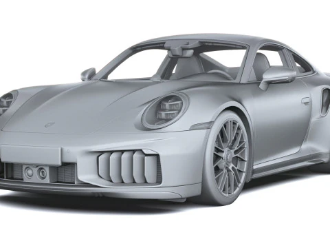Porsche 911 Turbo S Coup&eacute; 2026 Modello 3D