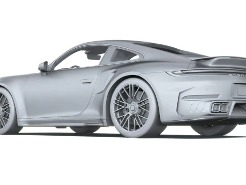 Porsche 911 Turbo S Coup&eacute; 2026 Modello 3D