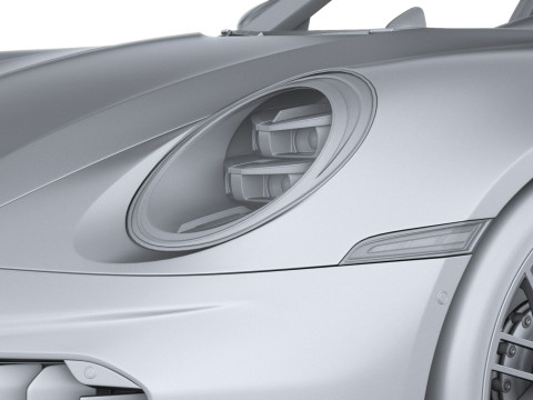 Porsche 911 Turbo S Coupe 2026 Modèle 3D
