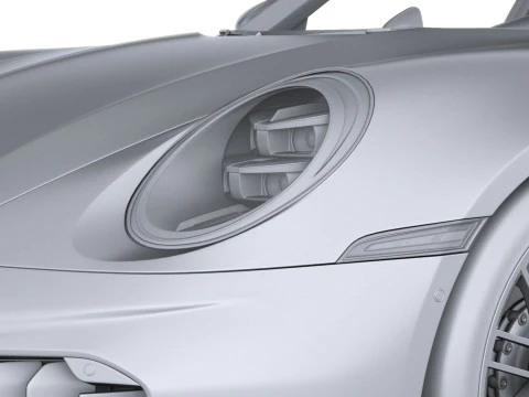 Porsche 911 Turbo S Coup&eacute; 2026 Modello 3D