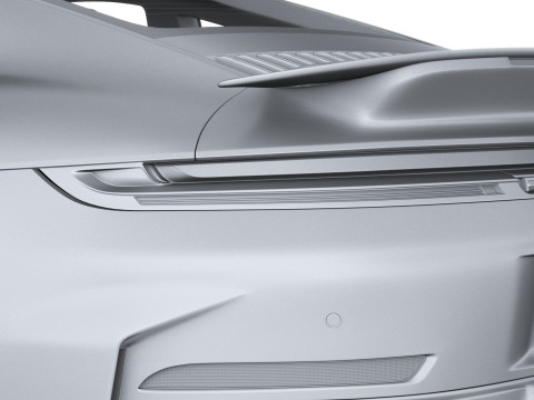 Porsche 911 Turbo S Coupe 2026 Modèle 3D