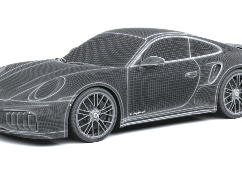 Porsche 911 Turbo S Coupe 2026 Modèle 3D