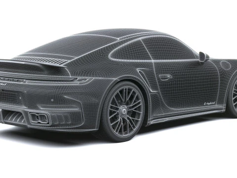 Porsche 911 Turbo S Coup&eacute; 2026 Modello 3D
