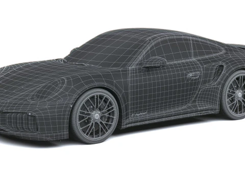Porsche 911 Turbo S Coup&eacute; 2026 Modello 3D