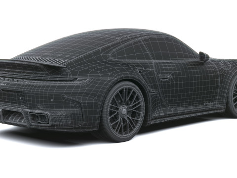Porsche 911 Turbo S Coupe 2026 Modèle 3D