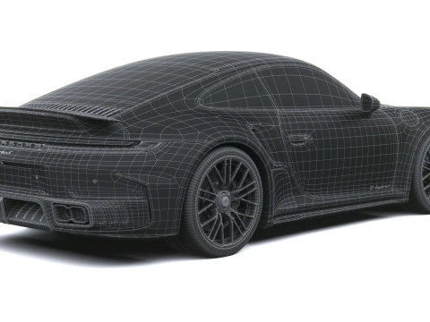 Porsche 911 Turbo S Coup&eacute; 2026 Modello 3D