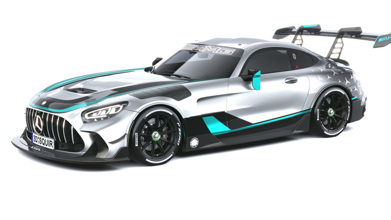 Mercedes-Benz AMG GT2 Edition W16 2025 Modelo 3D .c4d .max .obj .3ds .fbx .stl .blend