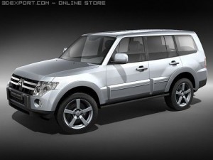 Mitsubishi Pajero 2008 SUV Modelo 3D