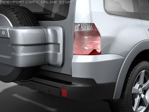Mitsubishi Pajero 2008 SUV 3D Model