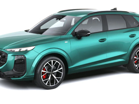 Audi Q3 S-Line 2026 dengan interior Model 3D