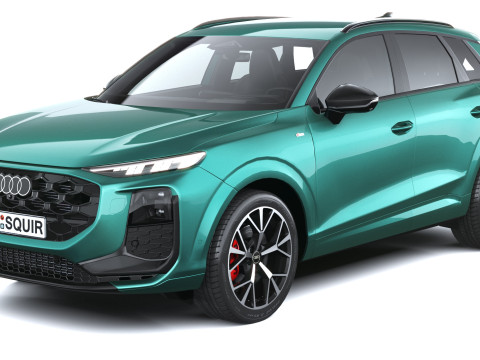 Audi Q3 S-Line 2026 with interior 3D Model