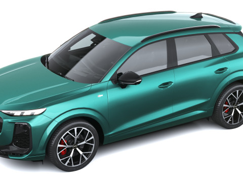 Audi Q3 S-Line 2026 with interior 3D Model