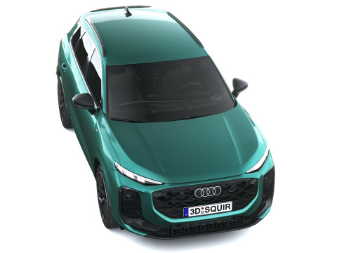 Audi Q3 S-Line 2026 with interior 3D Model