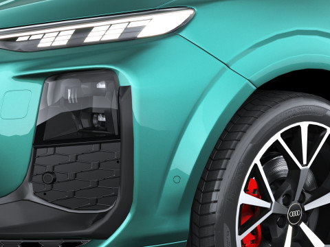 Audi Q3 S-Line 2026 with interior 3D Model