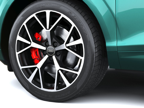 Audi Q3 S-Line 2026 with interior 3D Model