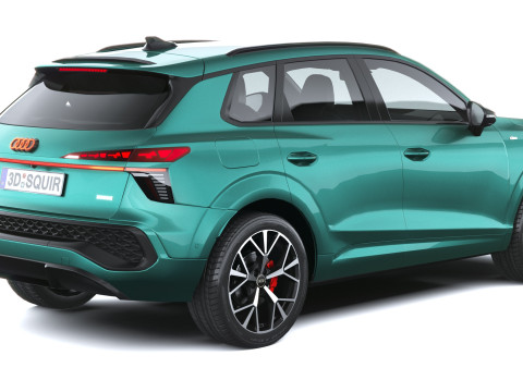 Audi Q3 S-Line 2026 with interior 3D Model