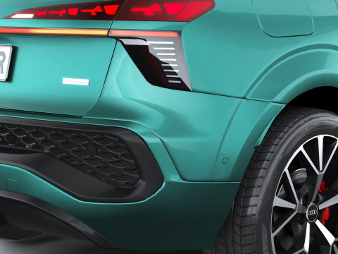 Audi Q3 S-Line 2026 with interior 3D Model