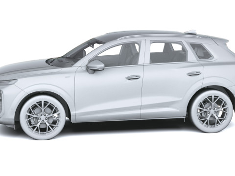 Audi Q3 S-Line 2026 with interior 3D Model