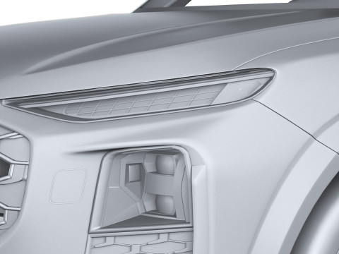 Audi Q3 S-Line 2026 with interior 3D Model