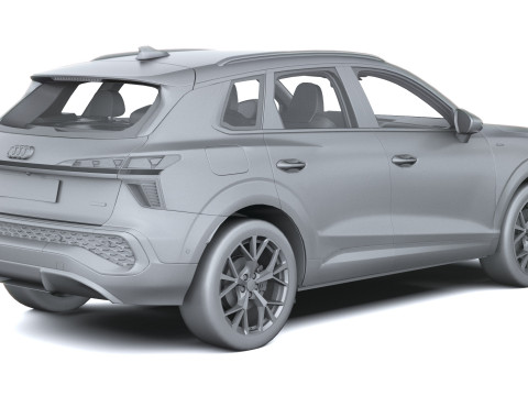 Audi Q3 S-Line 2026 with interior 3D Model