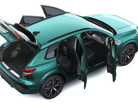 Audi Q3 S-Line 2026 with interior 3D Model