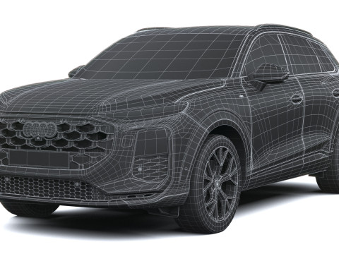 Audi Q3 S-Line 2026 with interior 3D Model