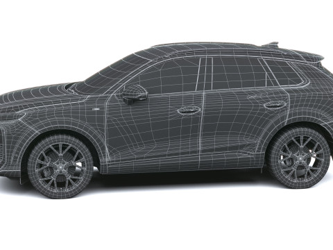 Audi Q3 S-Line 2026 with interior 3D Model