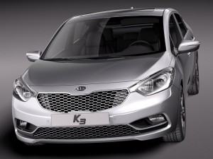 Kia Cerato K3 Forte 2014 3D Model