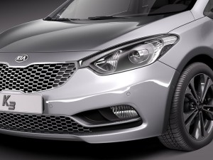 Kia Cerato K3 Forte 2014 3D Model