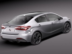Kia Cerato K3 Forte 2014 3D Model