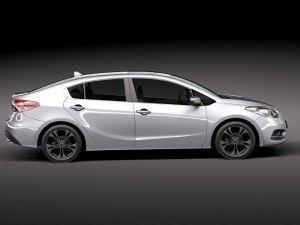Kia Cerato K3 Forte 2014 3D Model