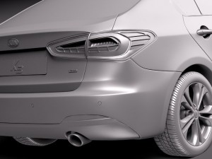 Kia Cerato K3 Forte 2014 3D Model