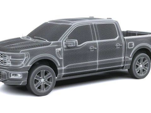 F-150 Lobo 2025 3D Model