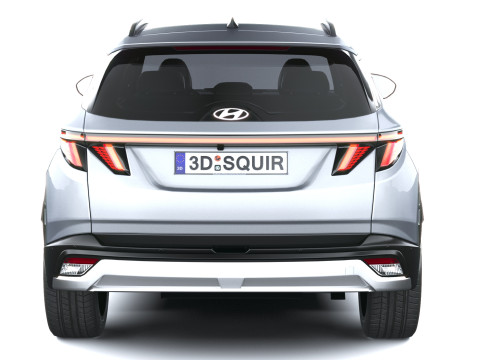 Hyundai Tucson 2025 with Interior 3D Model